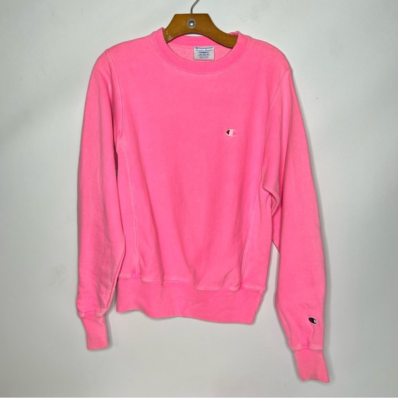 Champion Sweaters - Champion Revers Weave Sweatshirt Pink Size XS